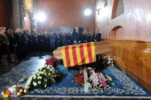 Acto de la entrega de la medalla de Aragón. 