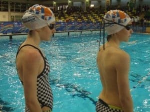 Katia Hidalgo y Andrés Tomás, finalistas en los nacionales de natación y campeones de España de Salvamento.