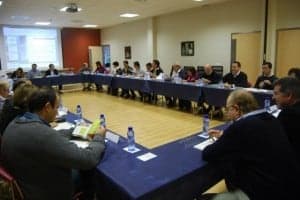 Sesión de comisión del Somontano. JLP.