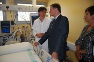Iglesias conoció la nueva UCI. JLP.