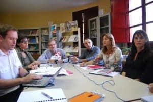 Equipo directivo del CPR de Monzón. JLP.