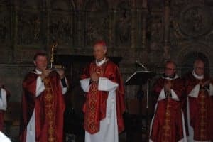 Entrega de la reliquia del beato Florentino. JLP.