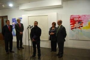 Inauguración de la exposición de artes plásticas. JLP.