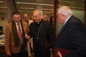 Milián junto a Luis Borruel. JLP.