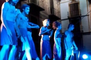 Espectaculo el laberinto en Nocte 2009. Javier Ballarín.