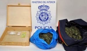 Marihuana incautada.