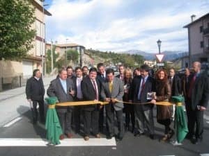 Inauguración de la travesía de Escalona.