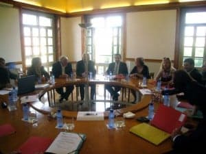 Reunión del consorcio del Túnel de Bielsa.