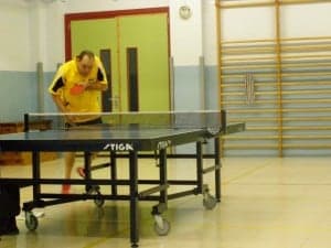 Carlos Alcaide durante su partido. Vicente Callizo.