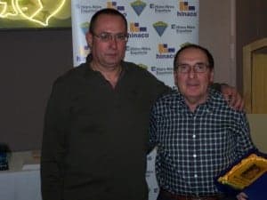 Reconocimiento a los jueces Benjamín Lordán y Antonio Duch. 