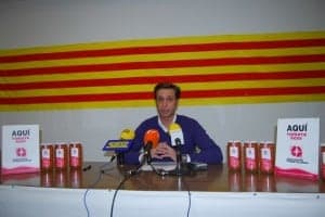 Javier Betorz durante la presentación de los datos. JLP.