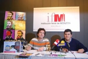Jesús Planas, codirector de la feria, y Joaquín Palacín, presidente de la IFM. JLP.