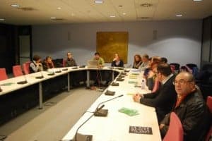 Sesión de la jornada de ex alumnos. JLP.