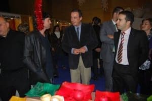El alcalde junto a Guerrero en la pasada edición. JLP.