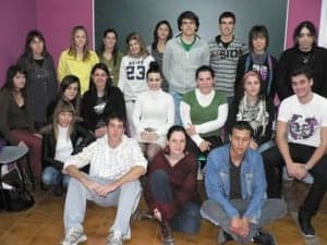 Grupo de alumnos participantes en el curso. 