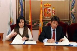 Lorena Canales y Arturo Aliaga. 