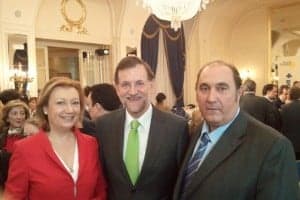 Luna con Rajoy y Rudi.