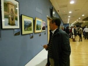 Exposición de las jornadas montañeras. Carmen Guardia.