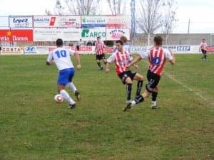 Partido contra el Sariñena. A.H.