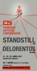 Cartel de las primeras confirmaciones del Polifonik Sound.