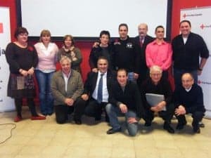 Voluntarios de Cruz Roja Barbastro. 