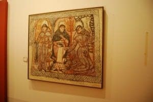 Una de las pinturas murales. JLP.