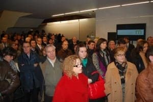 Numeroso público acudió a la inauguración. JLP.