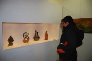 Cerámicas de la exposición. JLP.