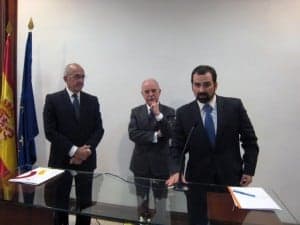 José María Ayala, Alberto Larraz y Pablo Martín-Retortillo. 