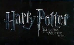 Cartel de la última película de la saga Harry Potter.