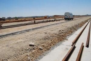 Intermodal de Monzón en obras. JLP.