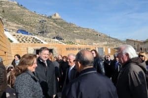 Iglesias en la inauguración del nuevo museo. 