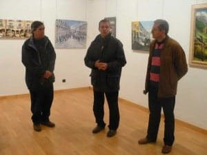 Inauguración de la exposición. 