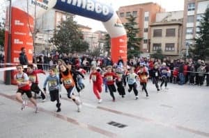 Los más pequeños también corrieron. 