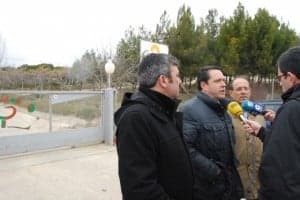 Solana junto a Paricio a las puertas del vertedero. JLP.