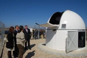 El nuevo observatorio de Torres de Alcanadre. JLP.