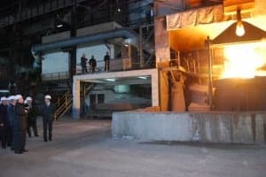 El nuevo horno a pleno funcionamiento. JLP.