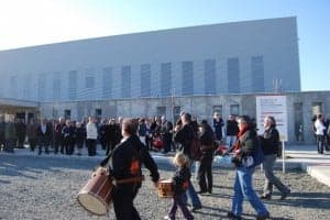 La charanga acudió a la inauguración. JLP.