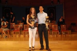 Hidalgo y Martín, los mejores deportistas. JLP.
