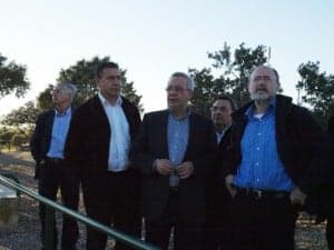 Rami, Puxeu, Lana, Zapatero y Casas en Binéfar. 