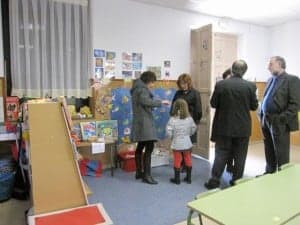 Visita al colegio. 