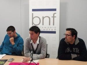 De izda a dcha: Ramón Casas, Luis Morillo y Toni Gónzalez.