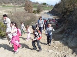 Numerosos chavales participaron en la jornada. 