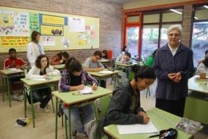 La superiora durante una clase. JLP.