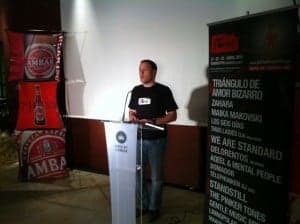 Iván Arana en el espacio Ambar.