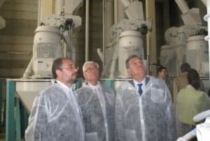 Visita a las instalaciones de la compañía Vall Companys en Ejea.