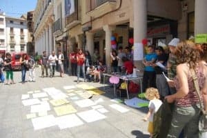 El acto del sábado concluyó con la entonación de 'Somos'. JLP.