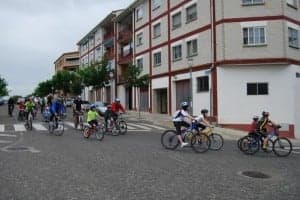 Los niños participaron de la marcha. JLP.