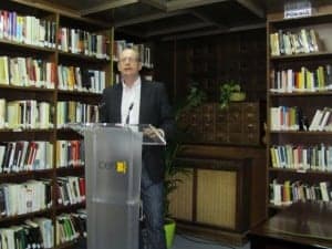 Fernando Marías, presidente del jurado de novela corta. JLP.