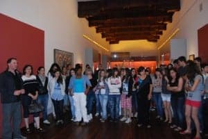 Alumnos durante una visita. JLP.